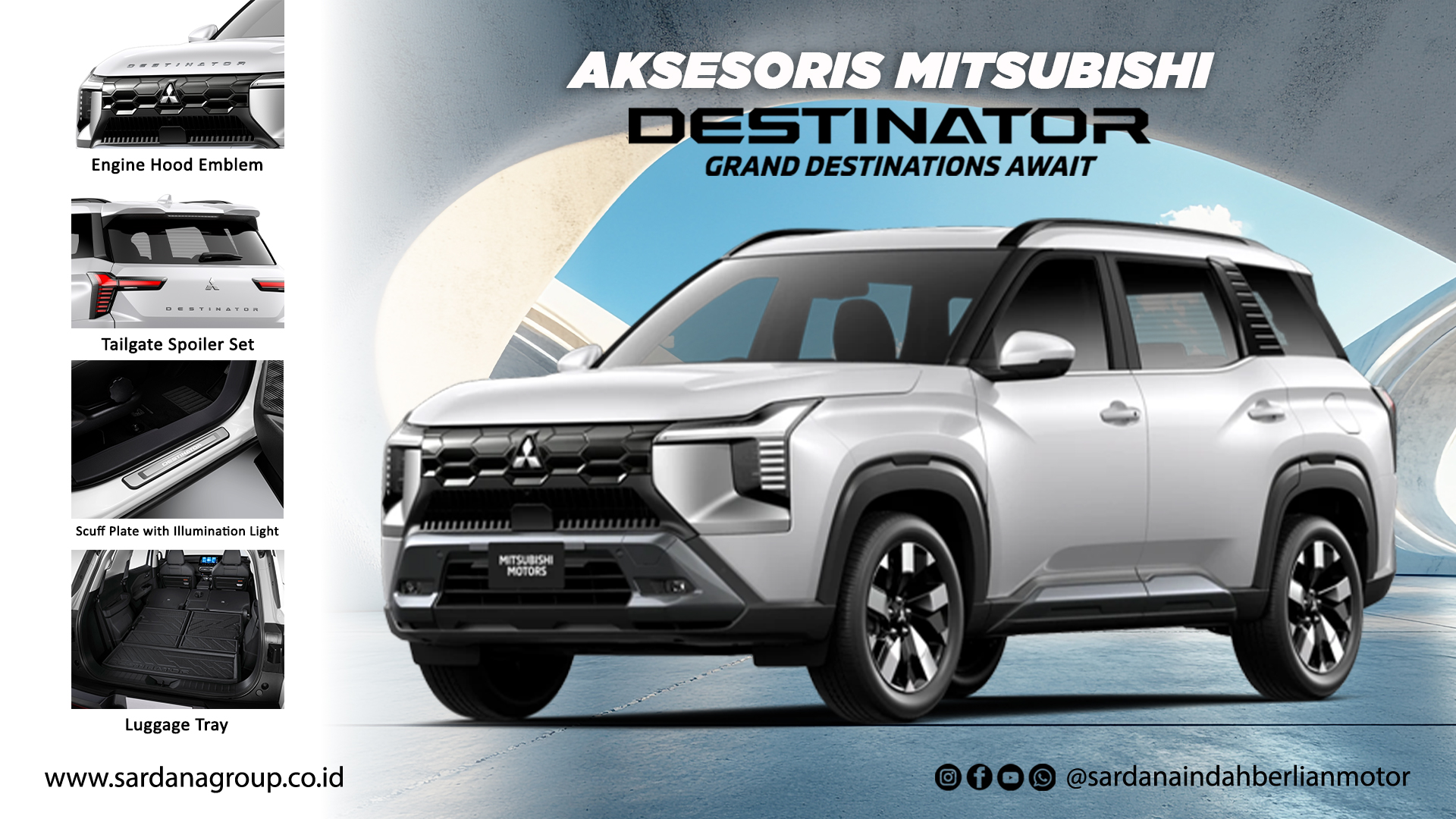 Aksesoris Mitsubishi Destinator, Siap Bertualang Dengan Gaya!